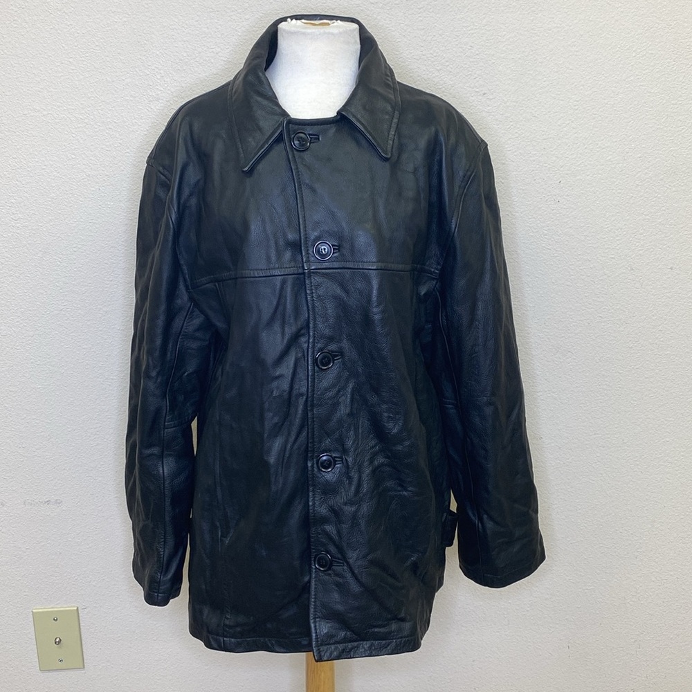 Vintage Men's FRYE Leather Jacket Medium
